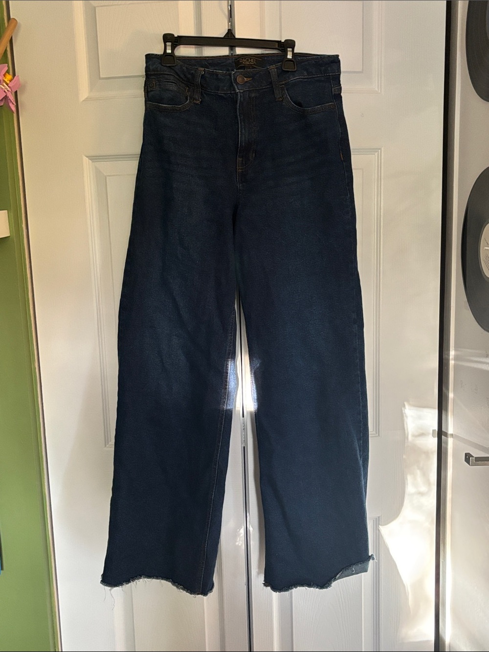 Dark Blue Wide-Leg Woman’s Jeans